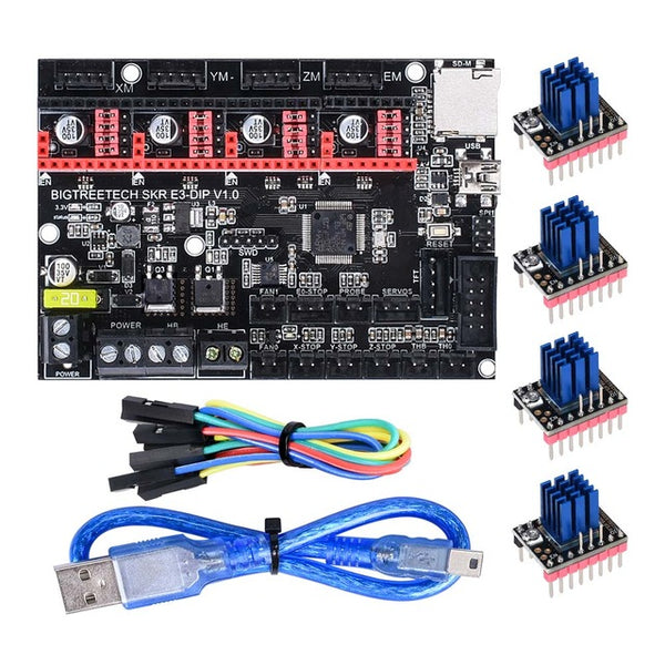 Presale BIGTREETECH SKR mini E3 Control Board 32Bit With TMC2209 UART Driver 3D Printer parts Cheetah V1.0 For Creality Ender 3