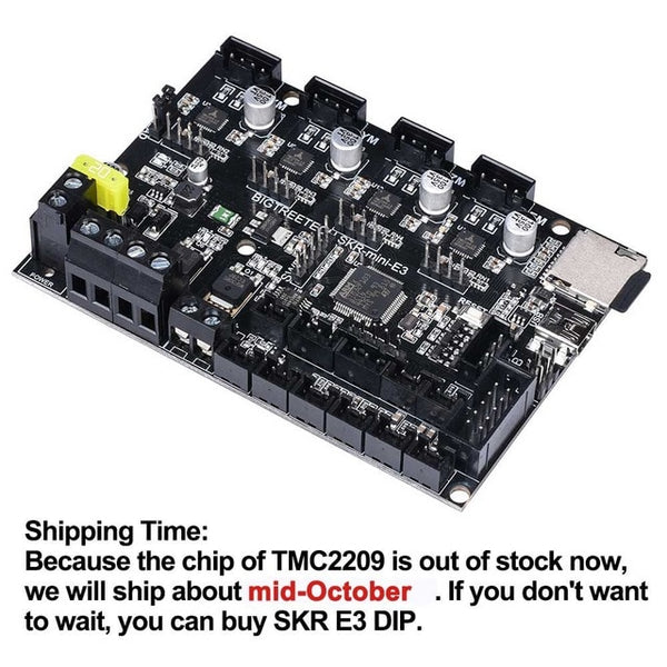 Presale BIGTREETECH SKR mini E3 Control Board 32Bit With TMC2209 UART Driver 3D Printer parts Cheetah V1.0 For Creality Ender 3