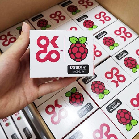 2018 new original Raspberry Pi 3 Model B+ (plus) Built-in Broadcom 1.4GHz quad-core 64 bit processor Wifi Bluetooth and USB Port